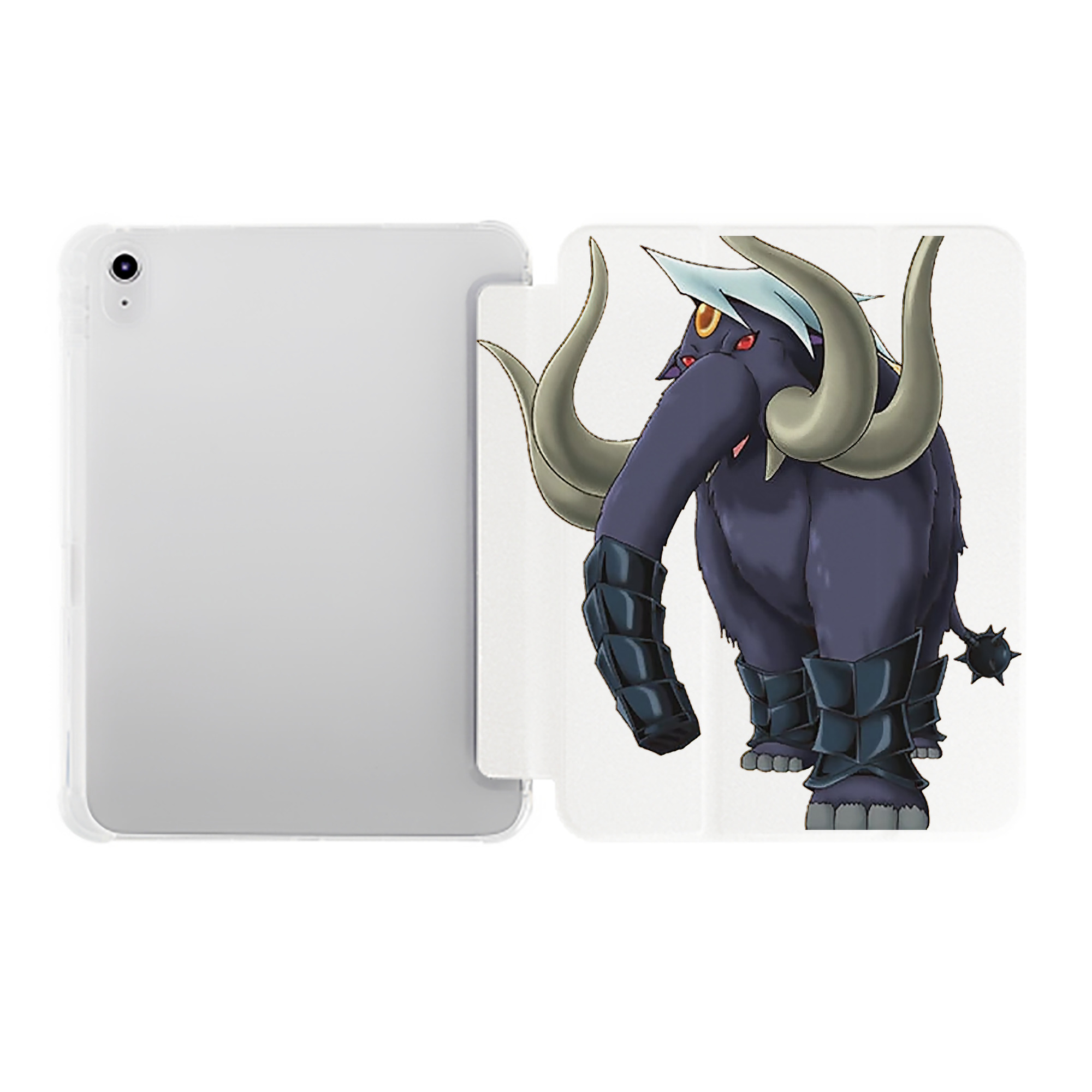 （画像用） 遊☆戯☆王 Yu-Gi-Oh! IPad ケース ペン収納付き 三つ折りスタンド PUレザー×シリコン 対応機種9.5/10.5/10.9インチ